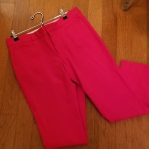 Banana Republic red crop pants
